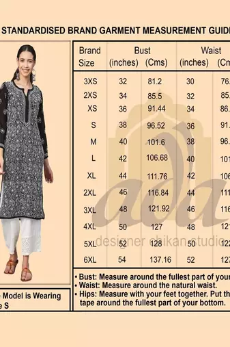 Hand Embroidered White Cotton Lucknow Chikankari Kurta