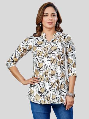  rayon printed short kurti 1