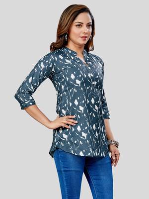  rayon printed short kurti 4
