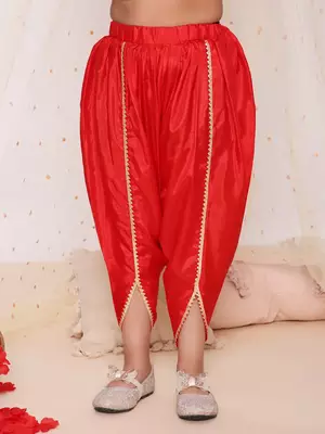 festive jacquard kurti dhoti set 5