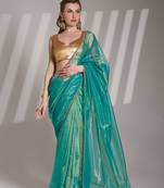 Rama twill net c solid fancy saree