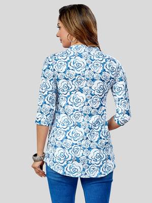  rayon printed short kurti 2