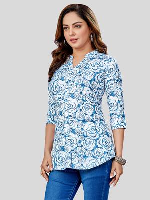  rayon printed short kurti 3