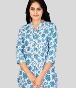 Saree swarg poly crepe printed short kurti