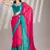 Pink chiffon c girlie saree
