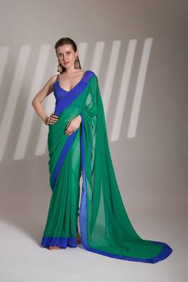 Rama chiffon c girlie saree 4