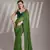Green partywear georgette c bllywood saree