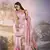 Pink partywear linen c bllywood saree