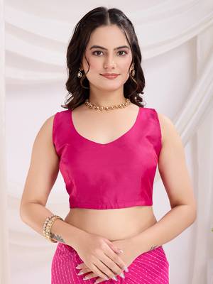 Pink georgette c sequins c designer bollywood saree 4