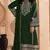 Green embroidered georgette salwar suit