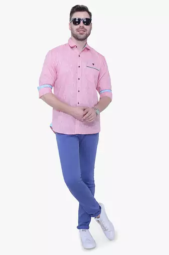 Men's slub linen cotton casual shirt | full sleeves shirt for men