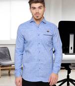 Men's slub linen cotton casual shirt | full sleeves shirt for men