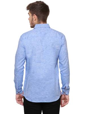 Men's slub linen cotton casual shirt | full sleeves shirt for men 2