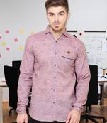 Men's slub linen cotton casual shirt | full sleeves shirt for men