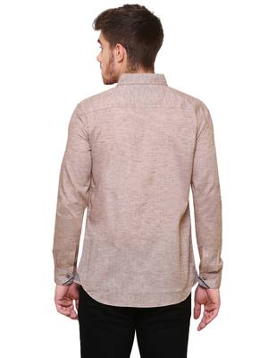 Men's slub linen cotton casual shirt | full sleeves shirt for men 2