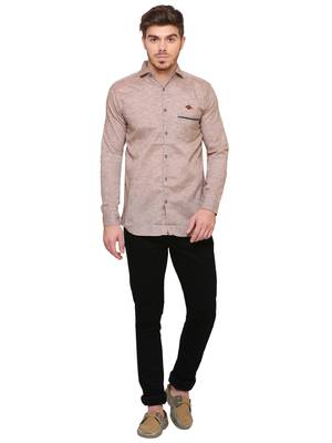 Men's slub linen cotton casual shirt | full sleeves shirt for men 3