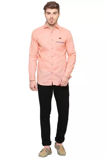Men's slub linen cotton casual shirt | full sleeves shirt for men