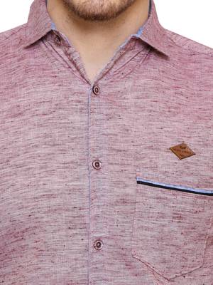 Men's slub linen cotton casual shirt | full sleeves shirt for men 4