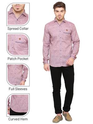 Men's slub linen cotton casual shirt | full sleeves shirt for men 5