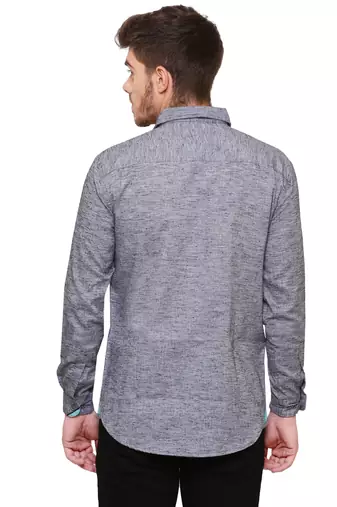 Men's Slub Linen Cotton Casual Shirt | Full Sleeves Shirt for Men