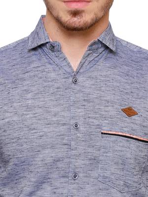 Men's slub linen cotton casual shirt | full sleeves shirt for men 4