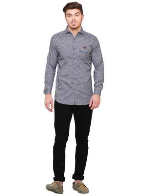 Men's Slub Linen Cotton Casual Shirt | Full Sleeves Shirt for Men 3