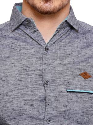 Men's Slub Linen Cotton Casual Shirt | Full Sleeves Shirt for Men 4