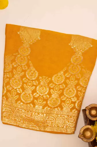 Red banarasi art silk saree