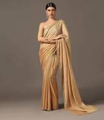 The classic shades of gold saree set