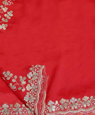 The eternal red gota-pati saree set 2