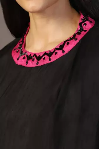 Black kurta set