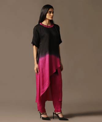 Black kurta set 3