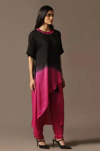 Black kurta set