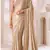 chiku embroidered georgette saree with unstitched blouse piece