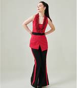 Colour block overlap co ord set