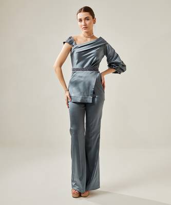 Oyster grey co ord set 1