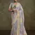 Multi silk blend saree with unstitched blouse piece