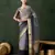 Grey cotton silk saree for women
