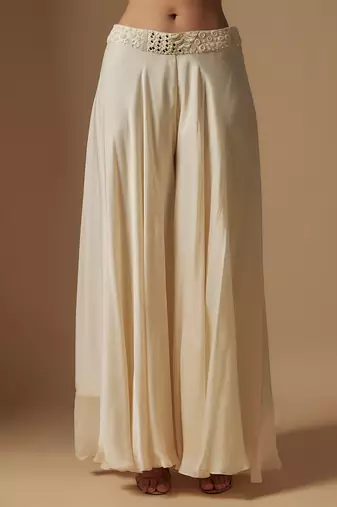 Evoke full embroidered paired w full embroidered and sharara