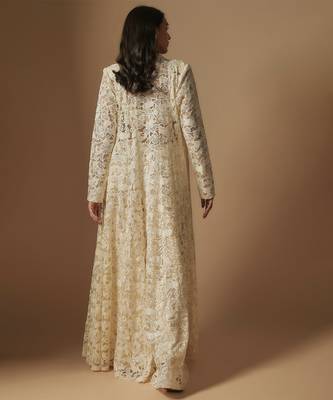 Evoke full embroidered paired w full embroidered and sharara 4