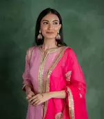 Gul suit set with embroidered dupatta (set of 3)