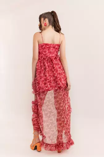 Candy kiss high low dress