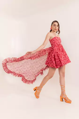 Candy kiss high low dress