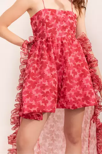 Candy kiss high low dress