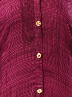 Magenta rayon solid a-line kurta 4