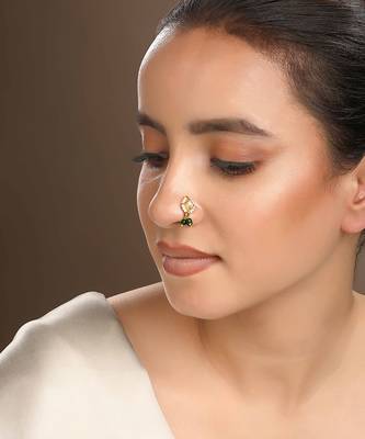 Moissanite polki dhara green nath 1