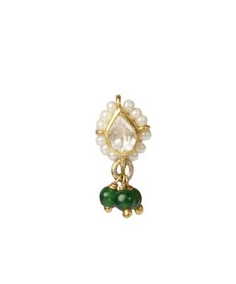 Moissanite polki dhara green nath 2