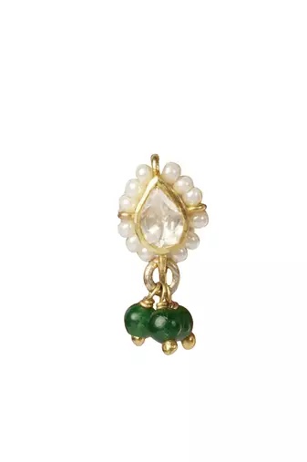 Moissanite polki dhara green nath