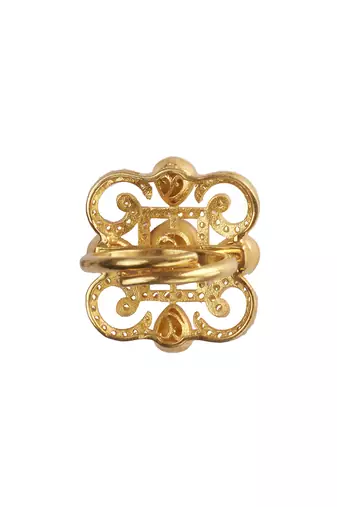 Moissanite polki luminous polki ring