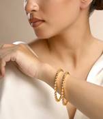 Cubic zirconia 10 pointer bangle set